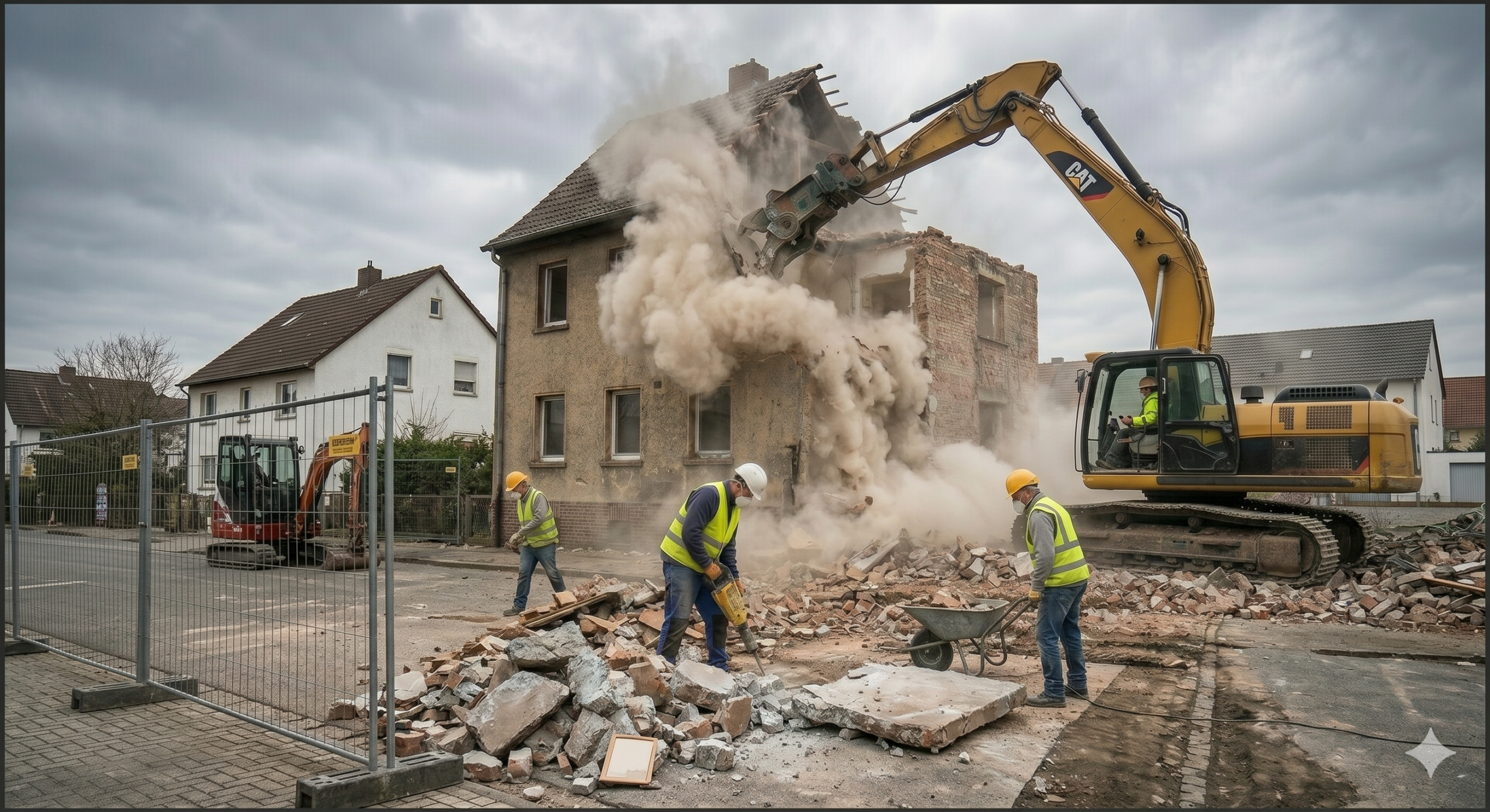 Abrissarbeiten in Hamburg und Umgebung